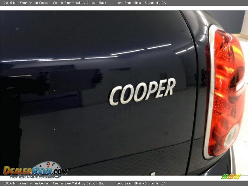 2016 Mini Countryman Cooper Cosmic Blue Metallic / Carbon Black Photo #7