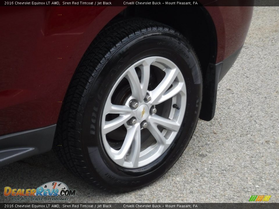 2016 Chevrolet Equinox LT AWD Siren Red Tintcoat / Jet Black Photo #3
