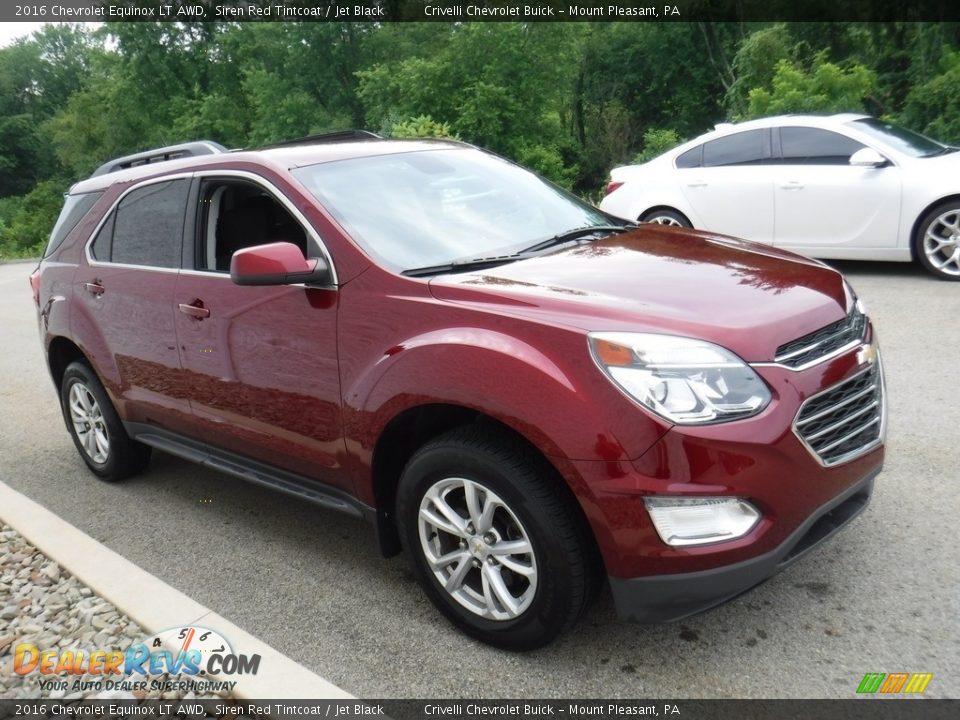 2016 Chevrolet Equinox LT AWD Siren Red Tintcoat / Jet Black Photo #5