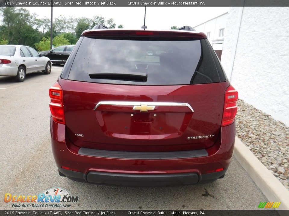 2016 Chevrolet Equinox LT AWD Siren Red Tintcoat / Jet Black Photo #7