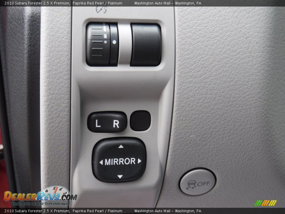 2010 Subaru Forester 2.5 X Premium Paprika Red Pearl / Platinum Photo #13