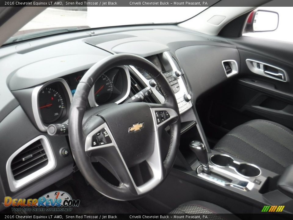 2016 Chevrolet Equinox LT AWD Siren Red Tintcoat / Jet Black Photo #12
