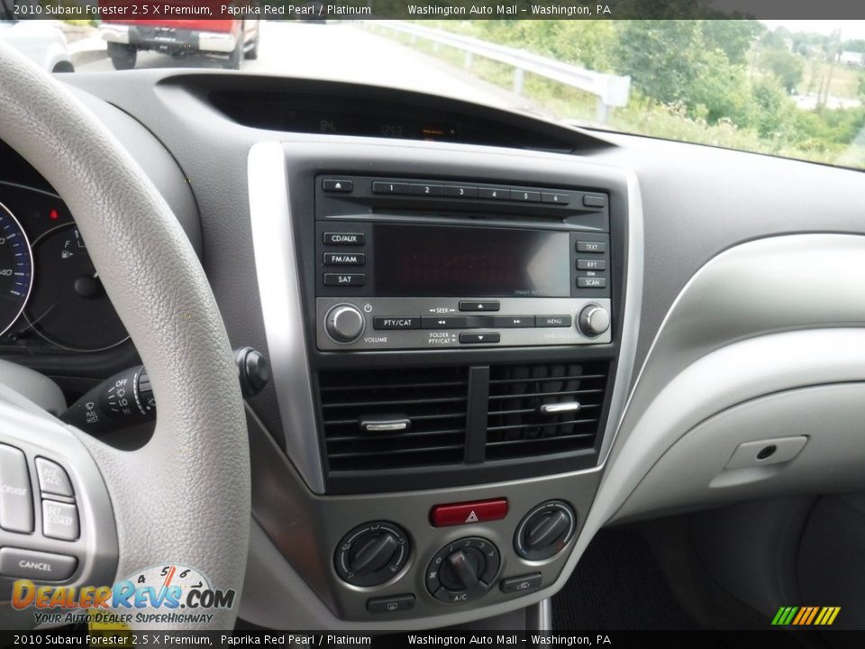 2010 Subaru Forester 2.5 X Premium Paprika Red Pearl / Platinum Photo #16
