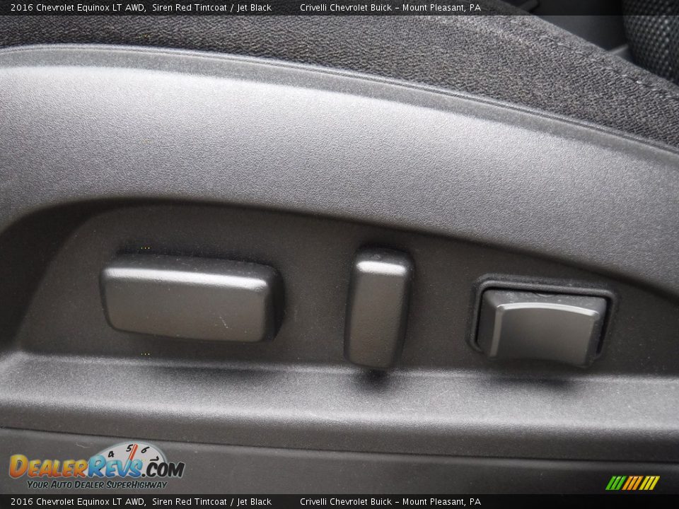 2016 Chevrolet Equinox LT AWD Siren Red Tintcoat / Jet Black Photo #14