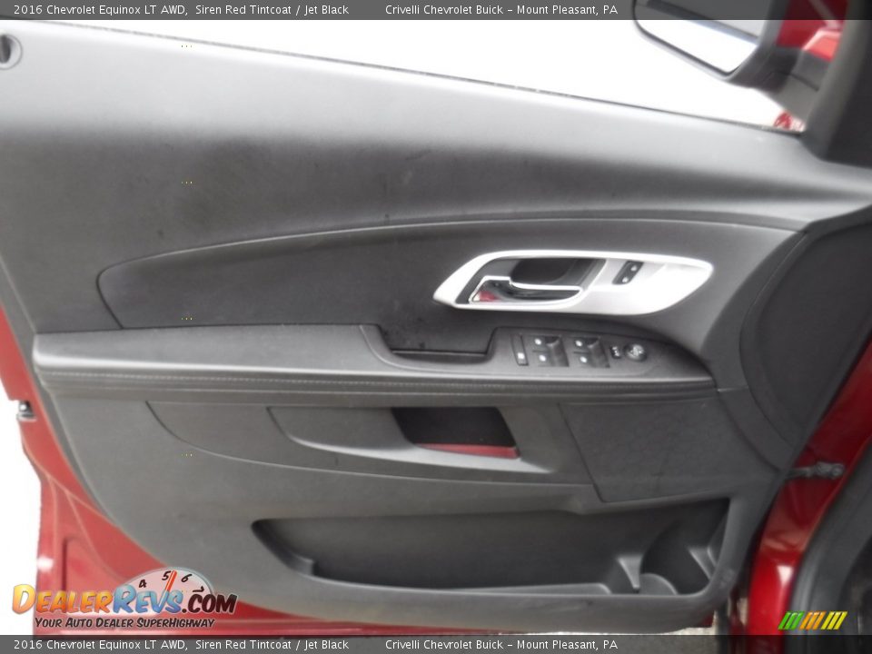 2016 Chevrolet Equinox LT AWD Siren Red Tintcoat / Jet Black Photo #16