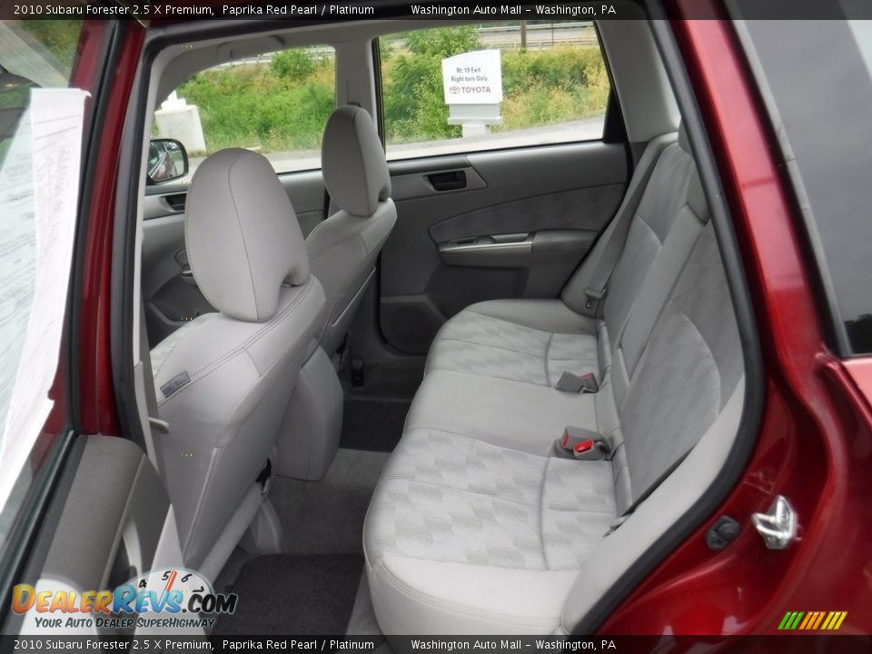 2010 Subaru Forester 2.5 X Premium Paprika Red Pearl / Platinum Photo #21