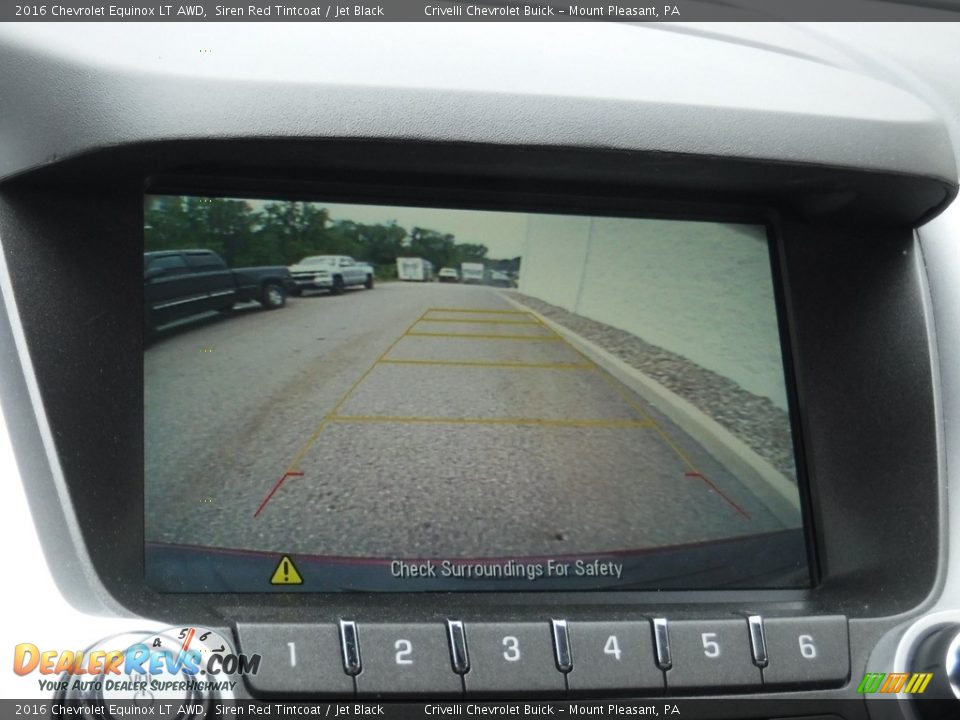2016 Chevrolet Equinox LT AWD Siren Red Tintcoat / Jet Black Photo #19