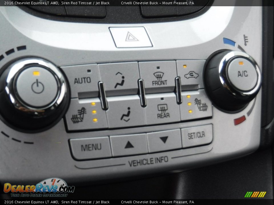 2016 Chevrolet Equinox LT AWD Siren Red Tintcoat / Jet Black Photo #20