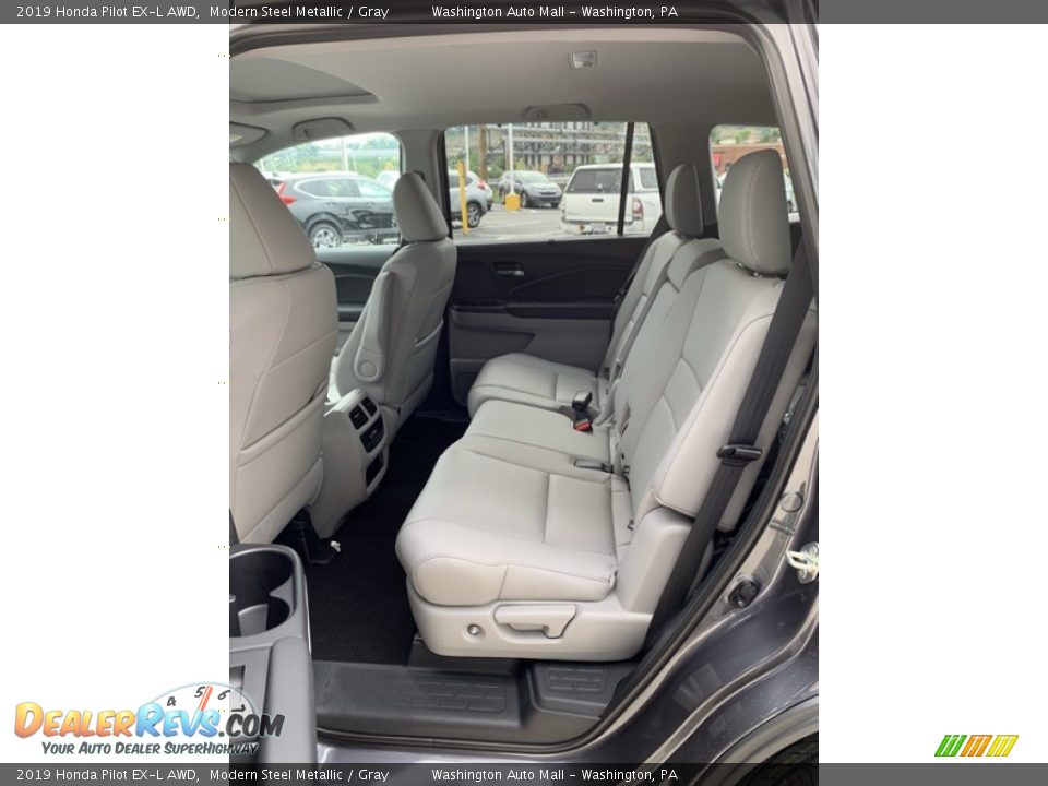 2019 Honda Pilot EX-L AWD Modern Steel Metallic / Gray Photo #19