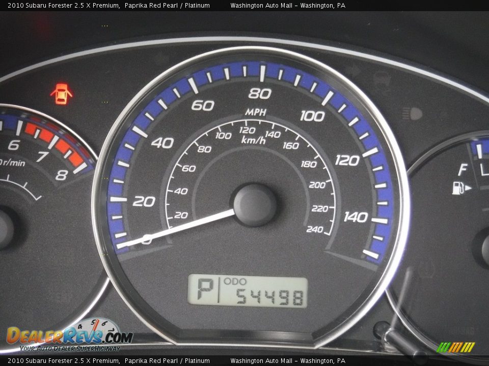 2010 Subaru Forester 2.5 X Premium Paprika Red Pearl / Platinum Photo #25