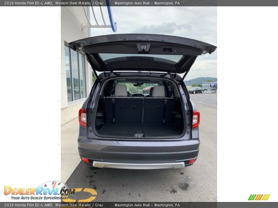 2019 Honda Pilot EX-L AWD Modern Steel Metallic / Gray Photo #22