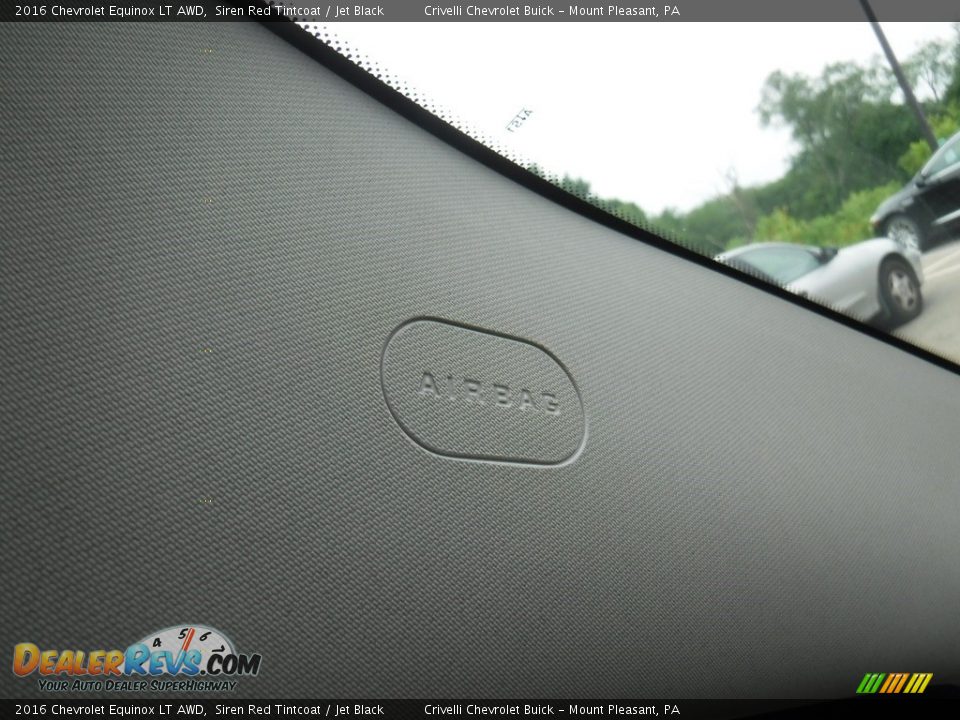 2016 Chevrolet Equinox LT AWD Siren Red Tintcoat / Jet Black Photo #24