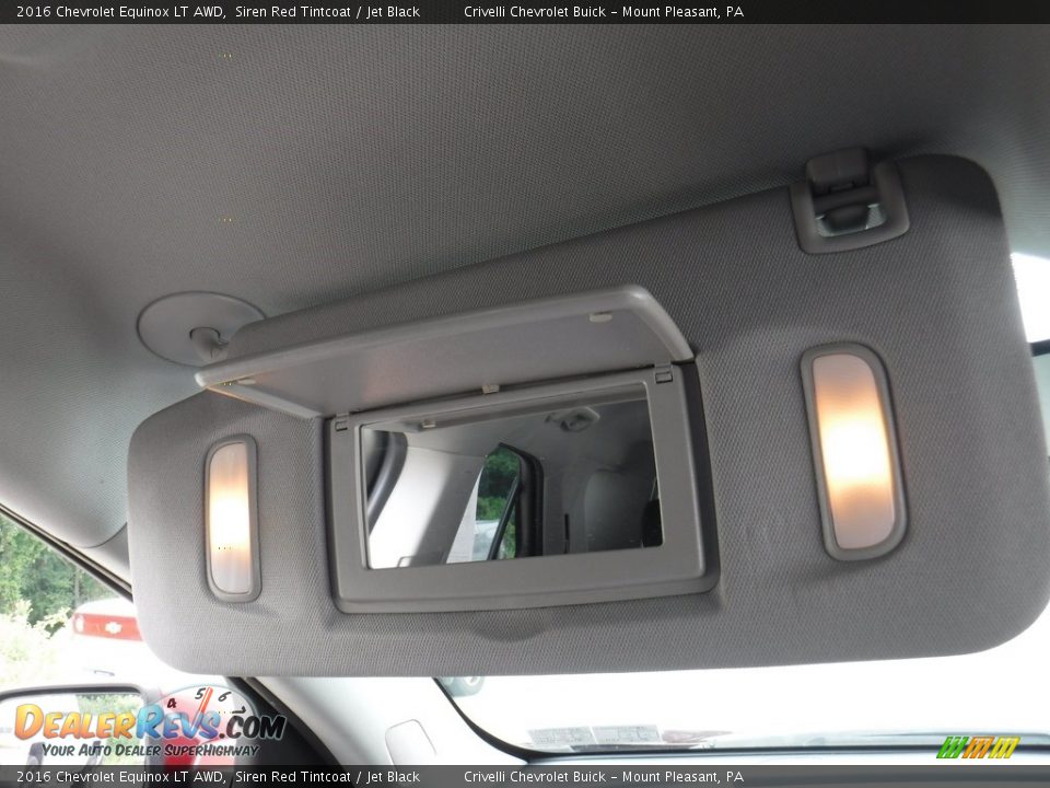 2016 Chevrolet Equinox LT AWD Siren Red Tintcoat / Jet Black Photo #25