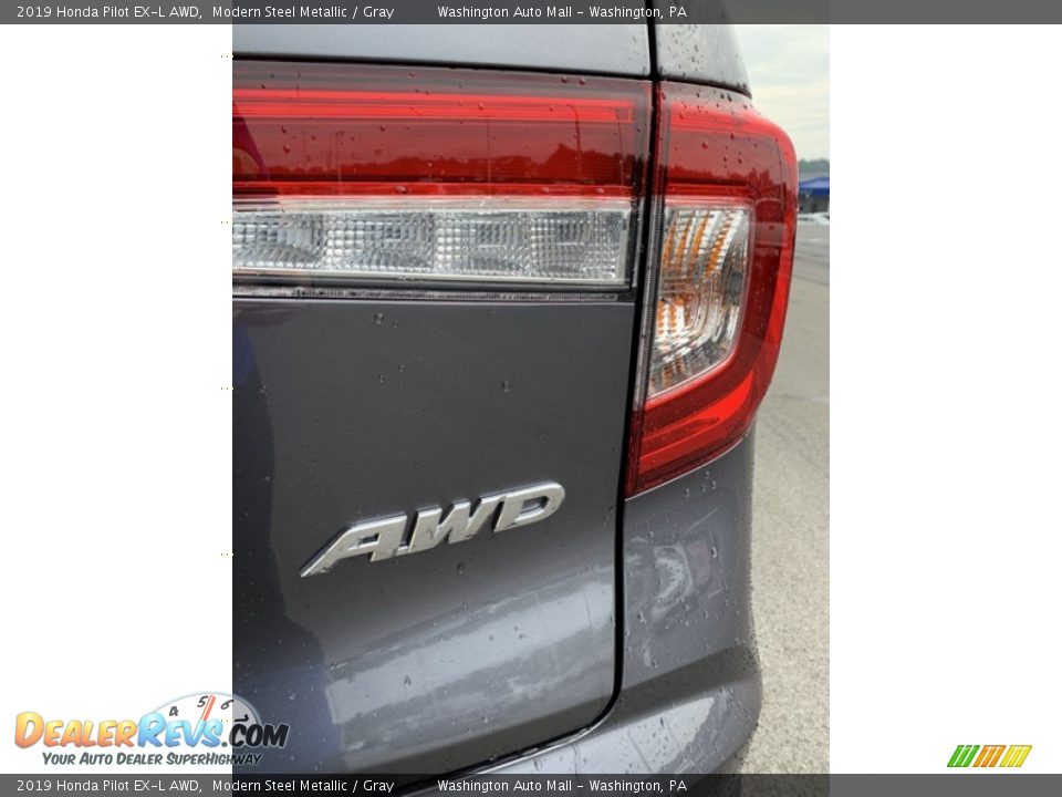 2019 Honda Pilot EX-L AWD Modern Steel Metallic / Gray Photo #25