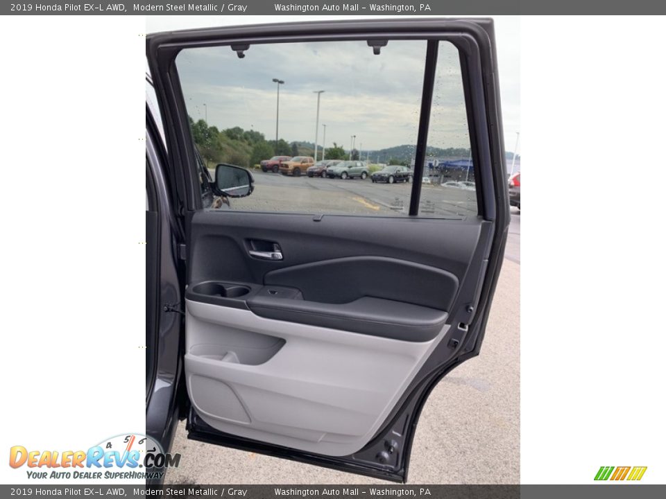 2019 Honda Pilot EX-L AWD Modern Steel Metallic / Gray Photo #26
