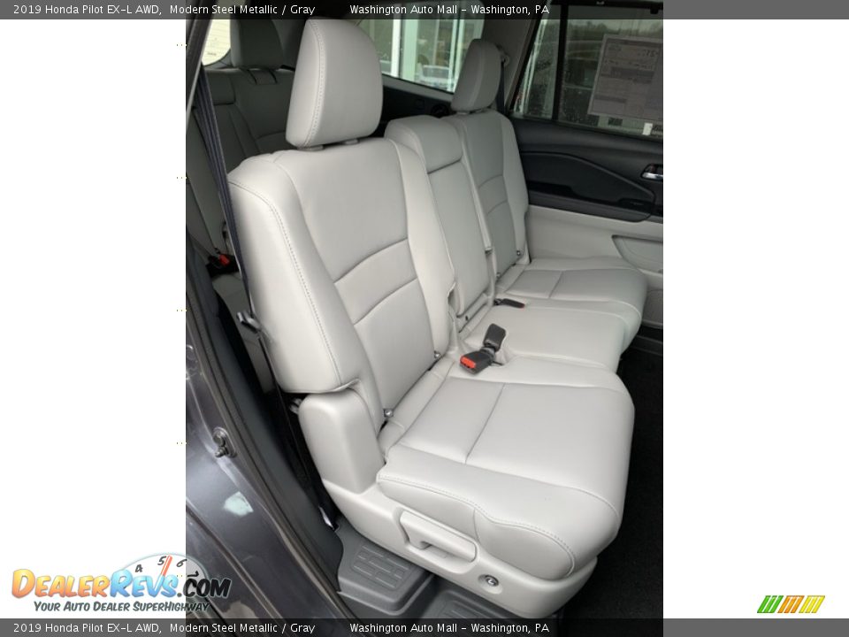 2019 Honda Pilot EX-L AWD Modern Steel Metallic / Gray Photo #27