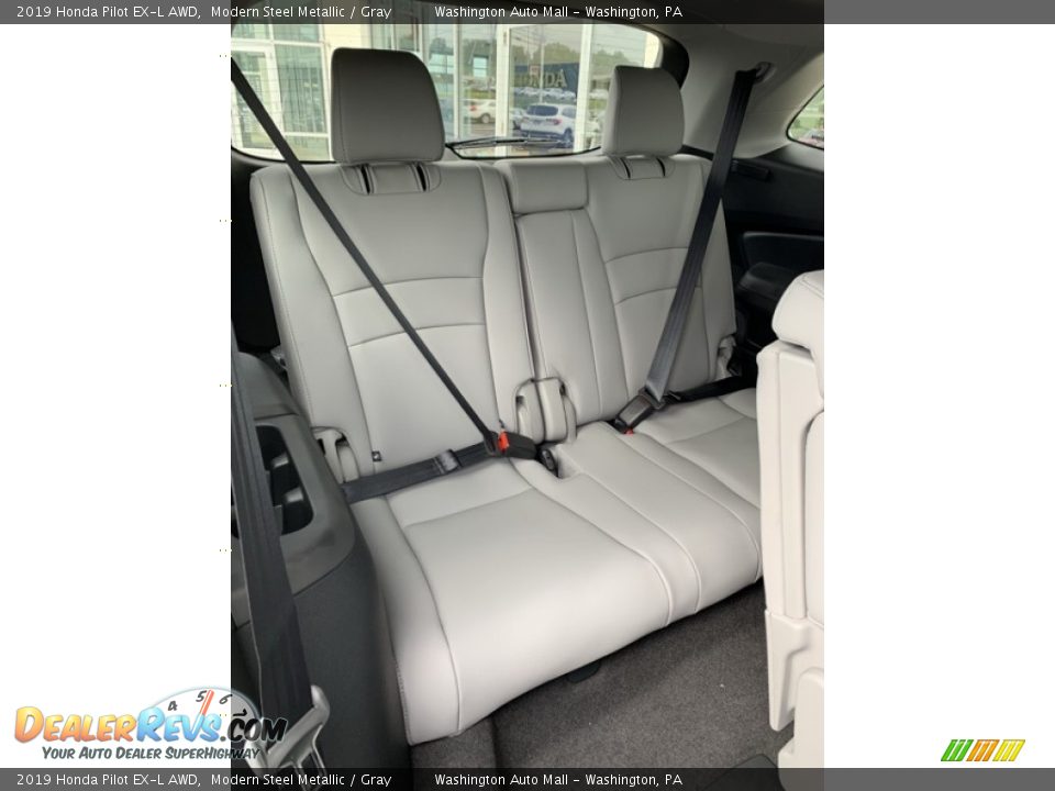 2019 Honda Pilot EX-L AWD Modern Steel Metallic / Gray Photo #29