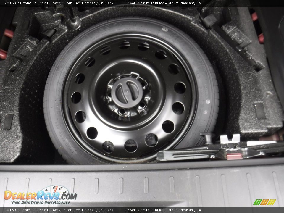 2016 Chevrolet Equinox LT AWD Siren Red Tintcoat / Jet Black Photo #30