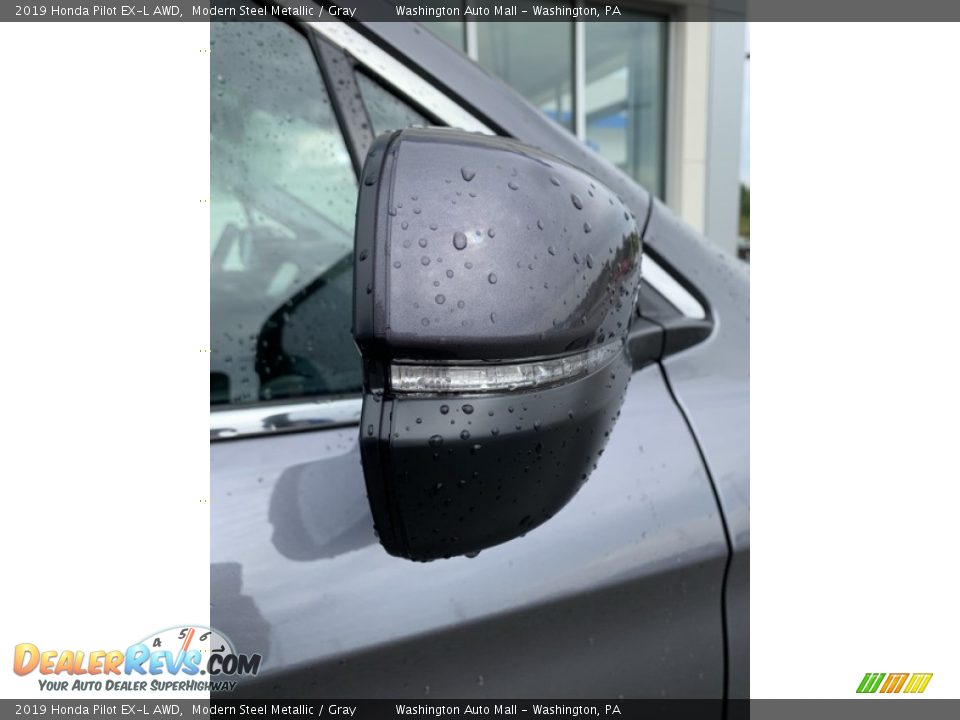2019 Honda Pilot EX-L AWD Modern Steel Metallic / Gray Photo #34