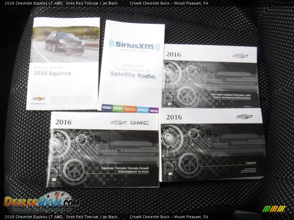 2016 Chevrolet Equinox LT AWD Siren Red Tintcoat / Jet Black Photo #33