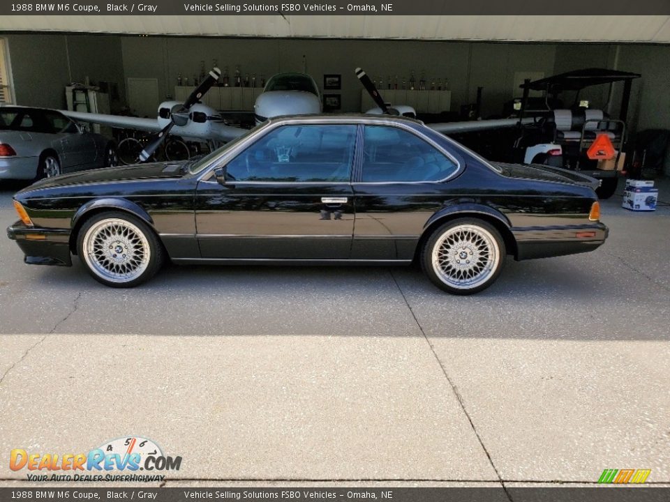 Black 1988 BMW M6 Coupe Photo #1