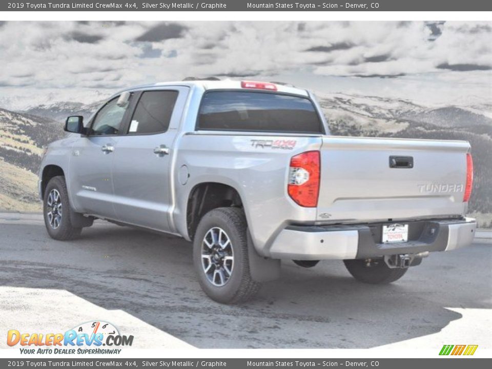 2019 Toyota Tundra Limited CrewMax 4x4 Silver Sky Metallic / Graphite Photo #3