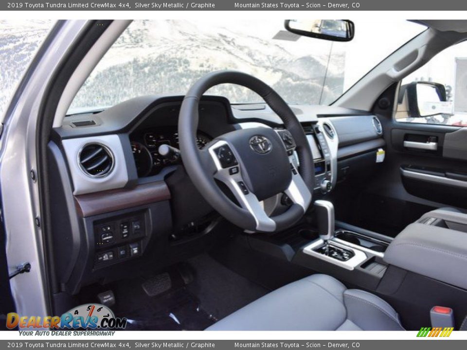 2019 Toyota Tundra Limited CrewMax 4x4 Silver Sky Metallic / Graphite Photo #5