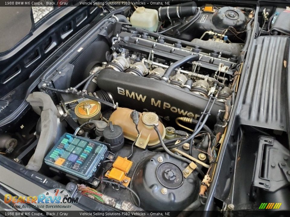 1988 BMW M6 Coupe 3.5 Liter DOHC 24-Valve Inline 6 Cylinder Engine Photo #6