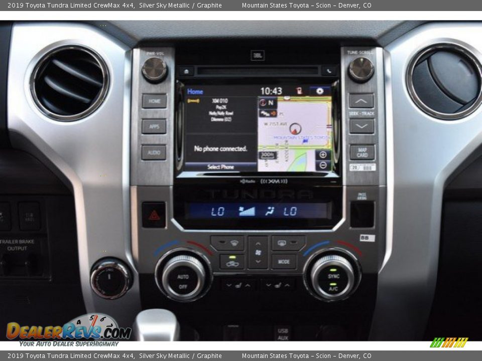 2019 Toyota Tundra Limited CrewMax 4x4 Silver Sky Metallic / Graphite Photo #9