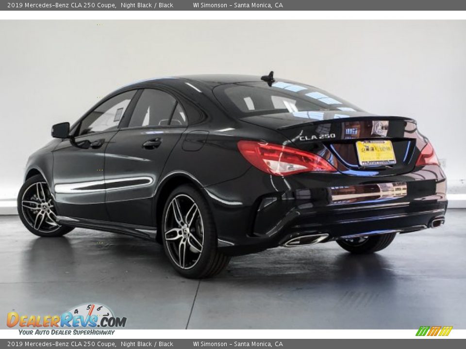 2019 Mercedes-Benz CLA 250 Coupe Night Black / Black Photo #2
