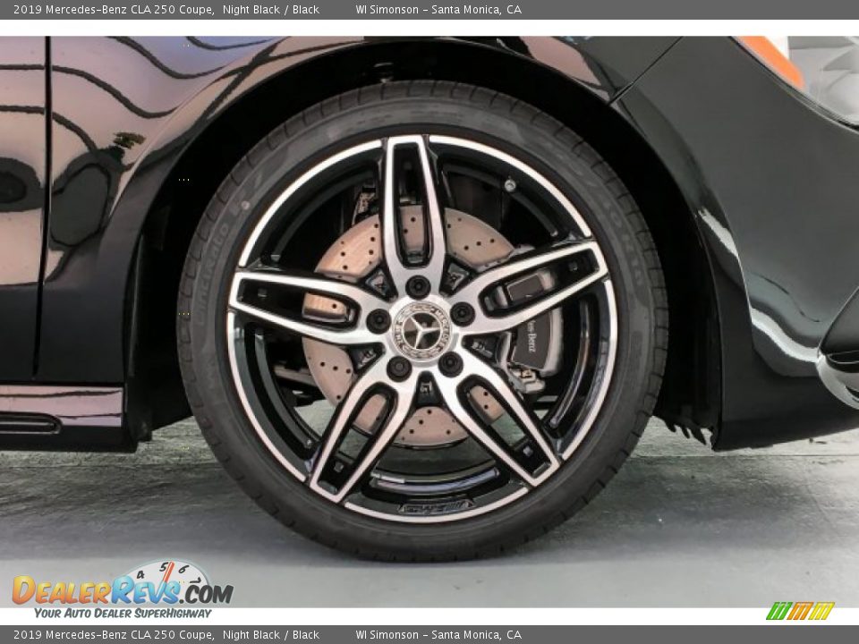 2019 Mercedes-Benz CLA 250 Coupe Night Black / Black Photo #9