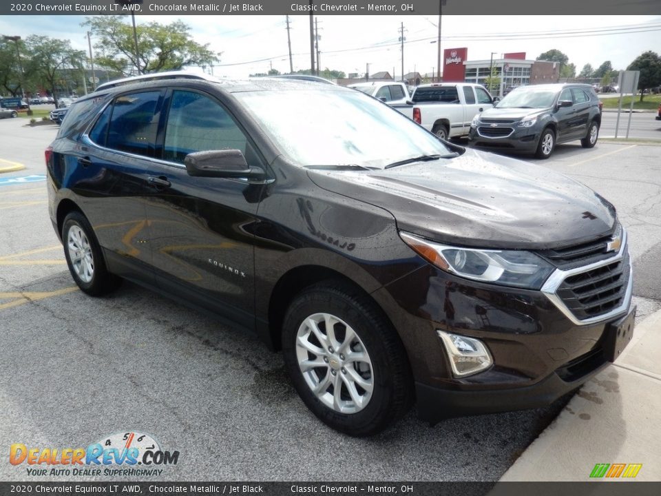2020 Chevrolet Equinox LT AWD Chocolate Metallic / Jet Black Photo #3