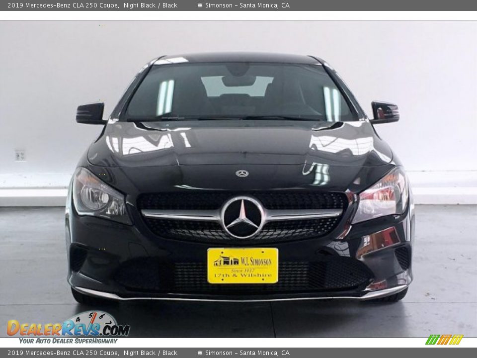 2019 Mercedes-Benz CLA 250 Coupe Night Black / Black Photo #2