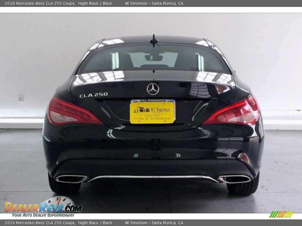 2019 Mercedes-Benz CLA 250 Coupe Night Black / Black Photo #3