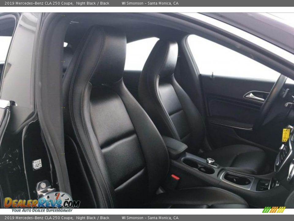 2019 Mercedes-Benz CLA 250 Coupe Night Black / Black Photo #6