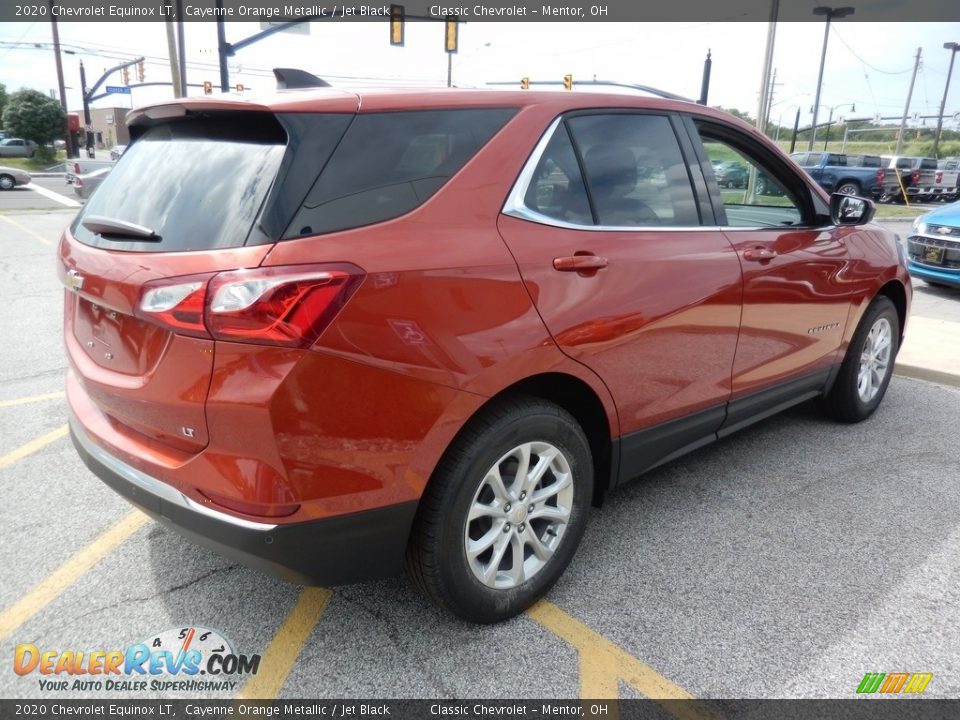 2020 Chevrolet Equinox LT Cayenne Orange Metallic / Jet Black Photo #4