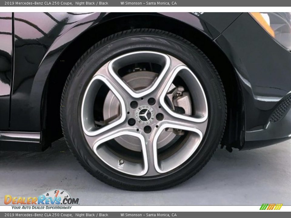 2019 Mercedes-Benz CLA 250 Coupe Night Black / Black Photo #8