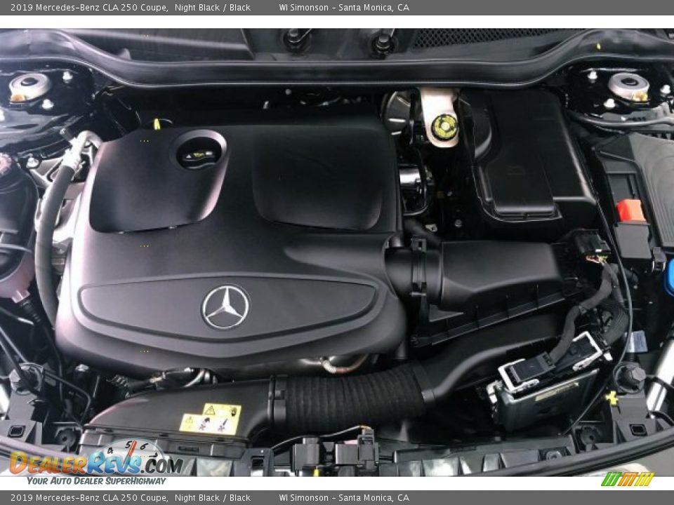 2019 Mercedes-Benz CLA 250 Coupe Night Black / Black Photo #9