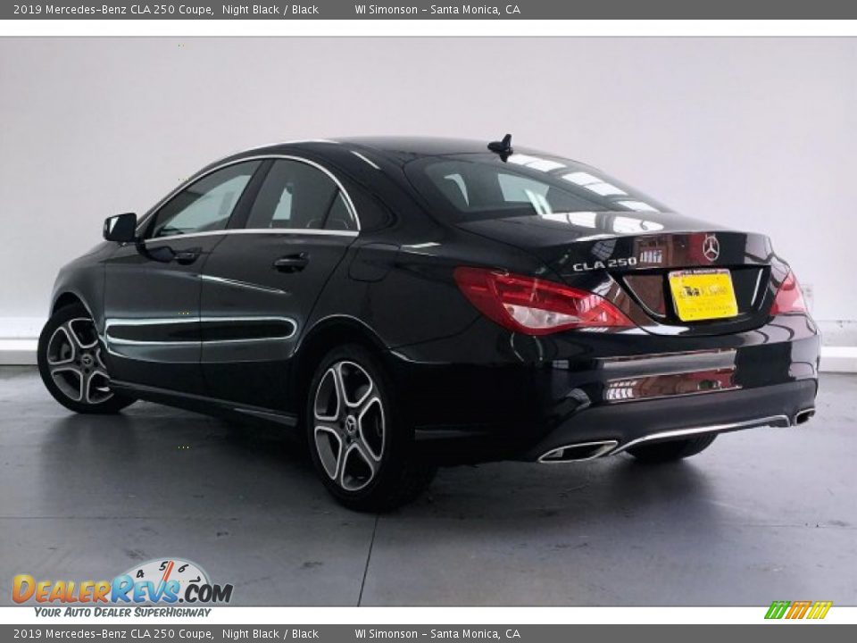 2019 Mercedes-Benz CLA 250 Coupe Night Black / Black Photo #10
