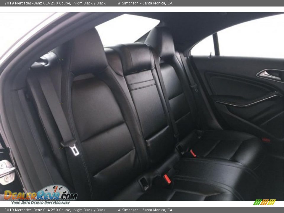 2019 Mercedes-Benz CLA 250 Coupe Night Black / Black Photo #13