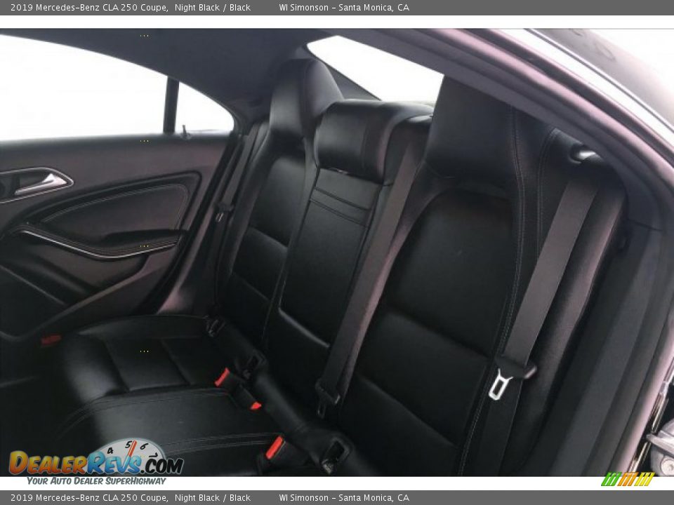2019 Mercedes-Benz CLA 250 Coupe Night Black / Black Photo #15