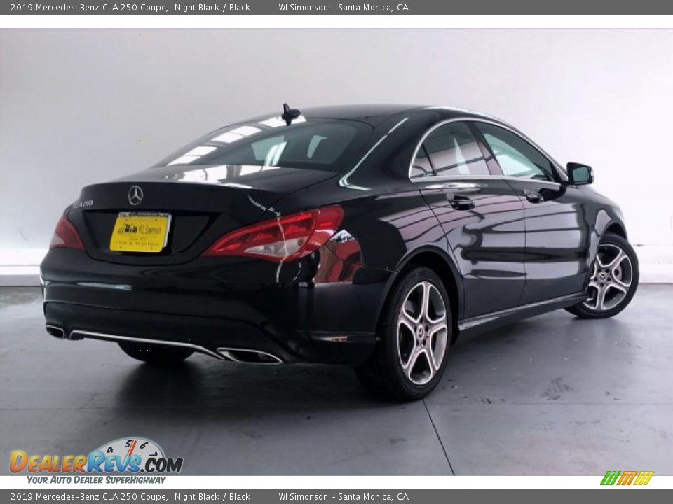 2019 Mercedes-Benz CLA 250 Coupe Night Black / Black Photo #16