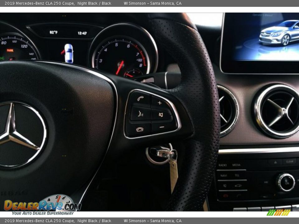 2019 Mercedes-Benz CLA 250 Coupe Night Black / Black Photo #19