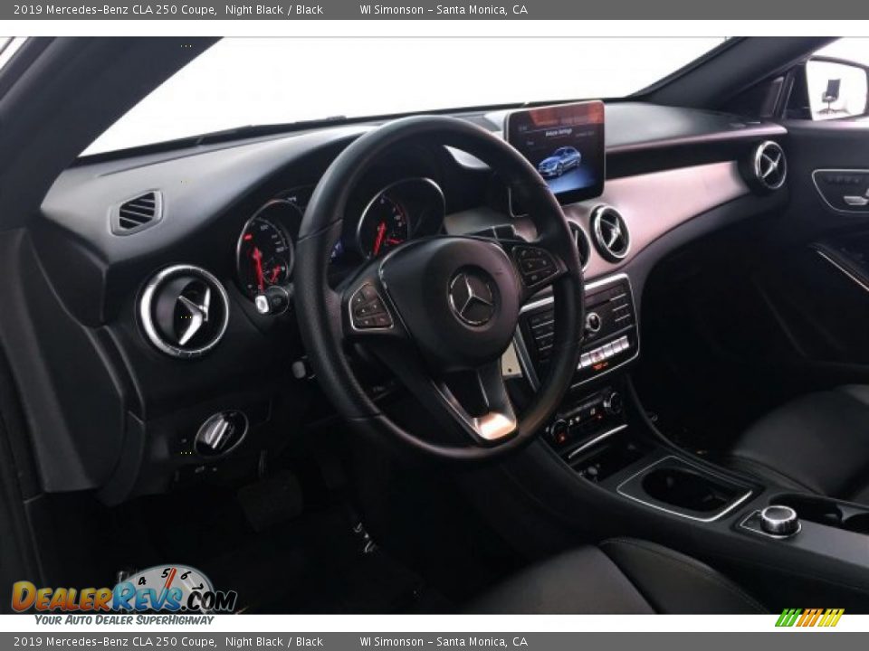 2019 Mercedes-Benz CLA 250 Coupe Night Black / Black Photo #22