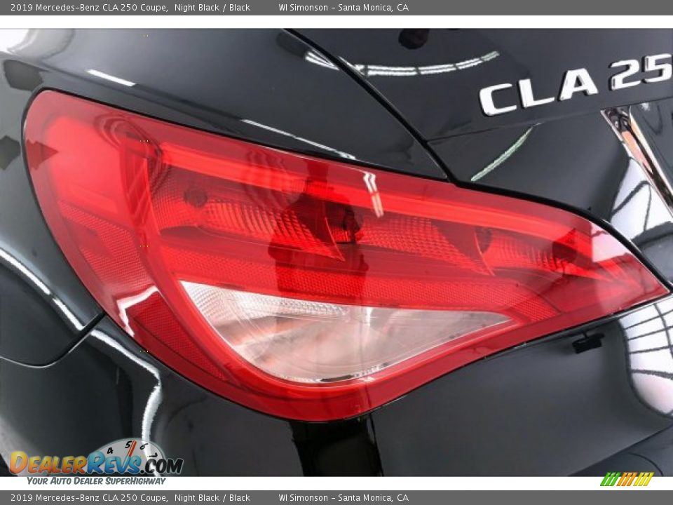 2019 Mercedes-Benz CLA 250 Coupe Night Black / Black Photo #26