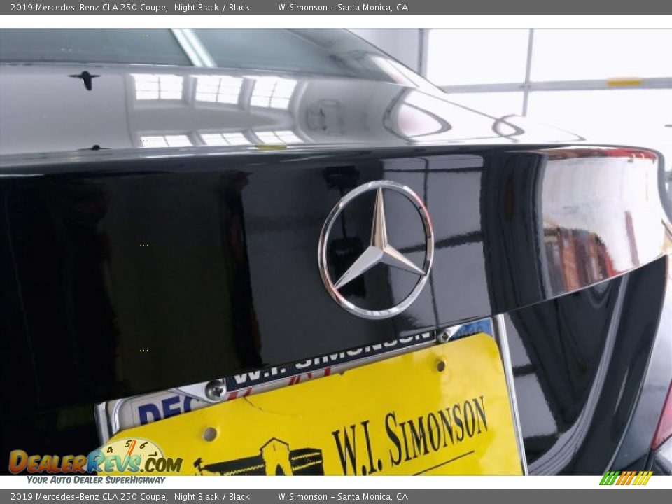2019 Mercedes-Benz CLA 250 Coupe Night Black / Black Photo #27