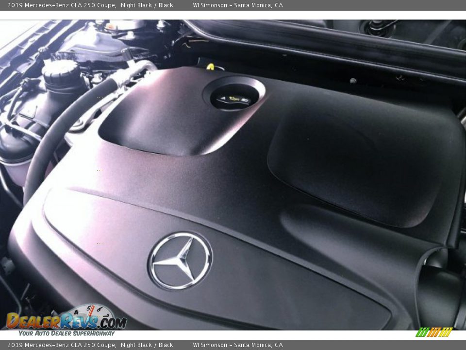 2019 Mercedes-Benz CLA 250 Coupe Night Black / Black Photo #30