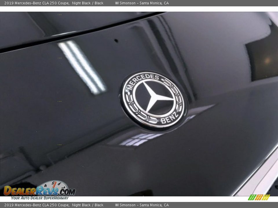 2019 Mercedes-Benz CLA 250 Coupe Night Black / Black Photo #32