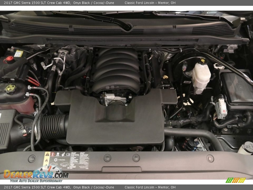 2017 GMC Sierra 1500 SLT Crew Cab 4WD Onyx Black / Cocoa/­Dune Photo #21