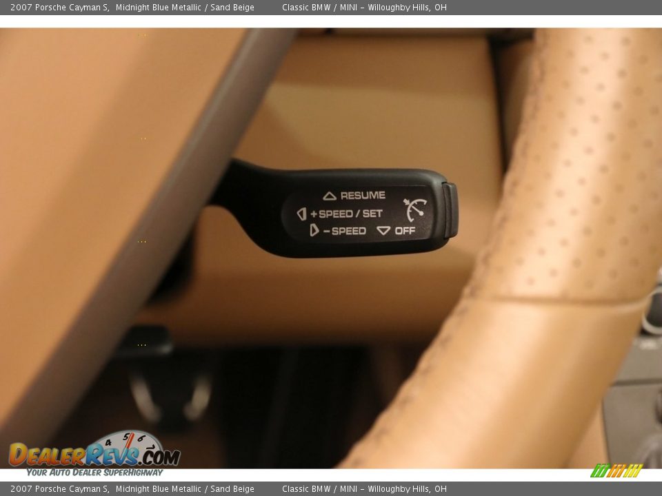 2007 Porsche Cayman S Midnight Blue Metallic / Sand Beige Photo #7